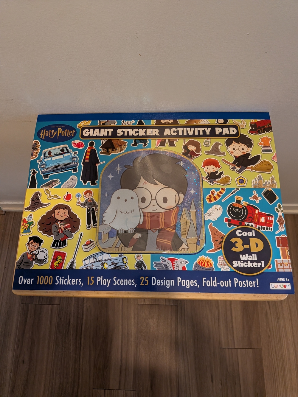 Warner Bros. Harry Potter Giant Sticker Activity Pad — Yellow & Blue